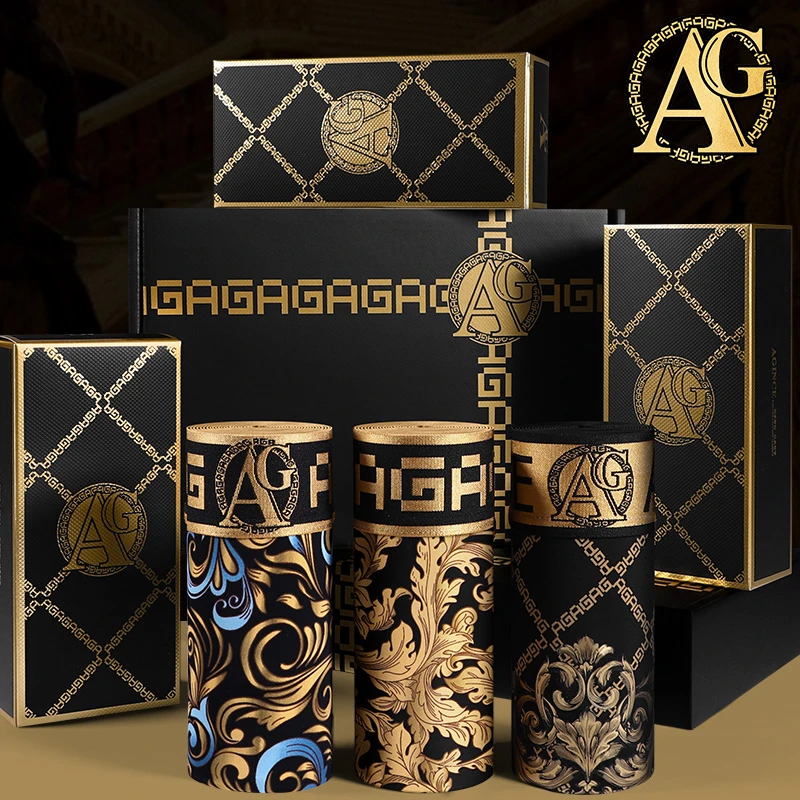 AG男士夏季冰丝薄款平角内裤透气舒适抗菌磁石男款四角短裤礼盒装