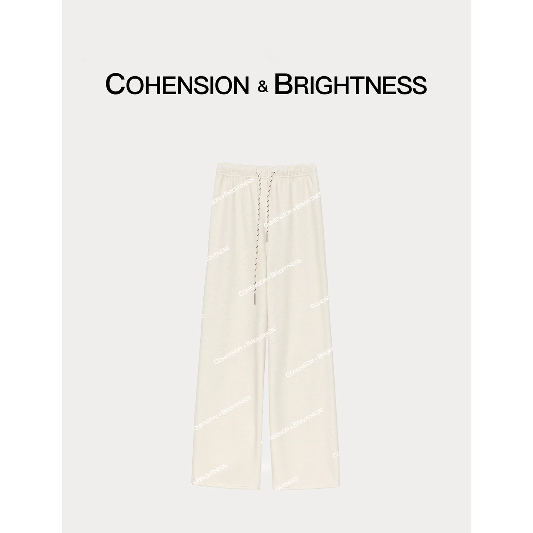 凝慧真的好【安静日常】秋冬高腰直筒时尚宽松显瘦休闲裤KQ013