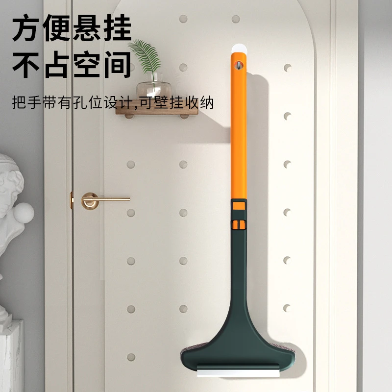 点砚免拆洗纱窗清洁刷子玻璃刮水器小号纱窗刷壁挂干湿两用清洁刷