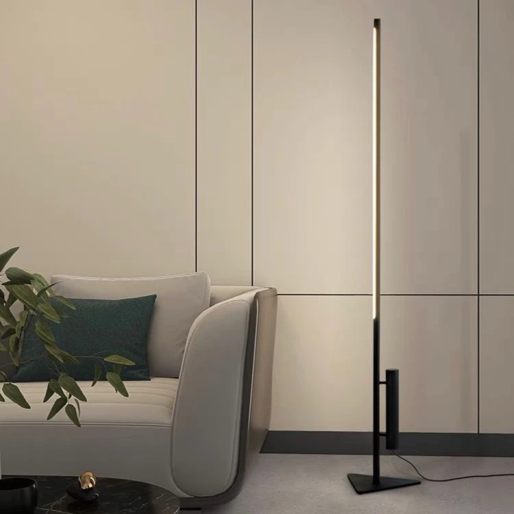 北欧极简创意线条落地灯卧室护眼客厅墙角氛围灯家用简约地台灯