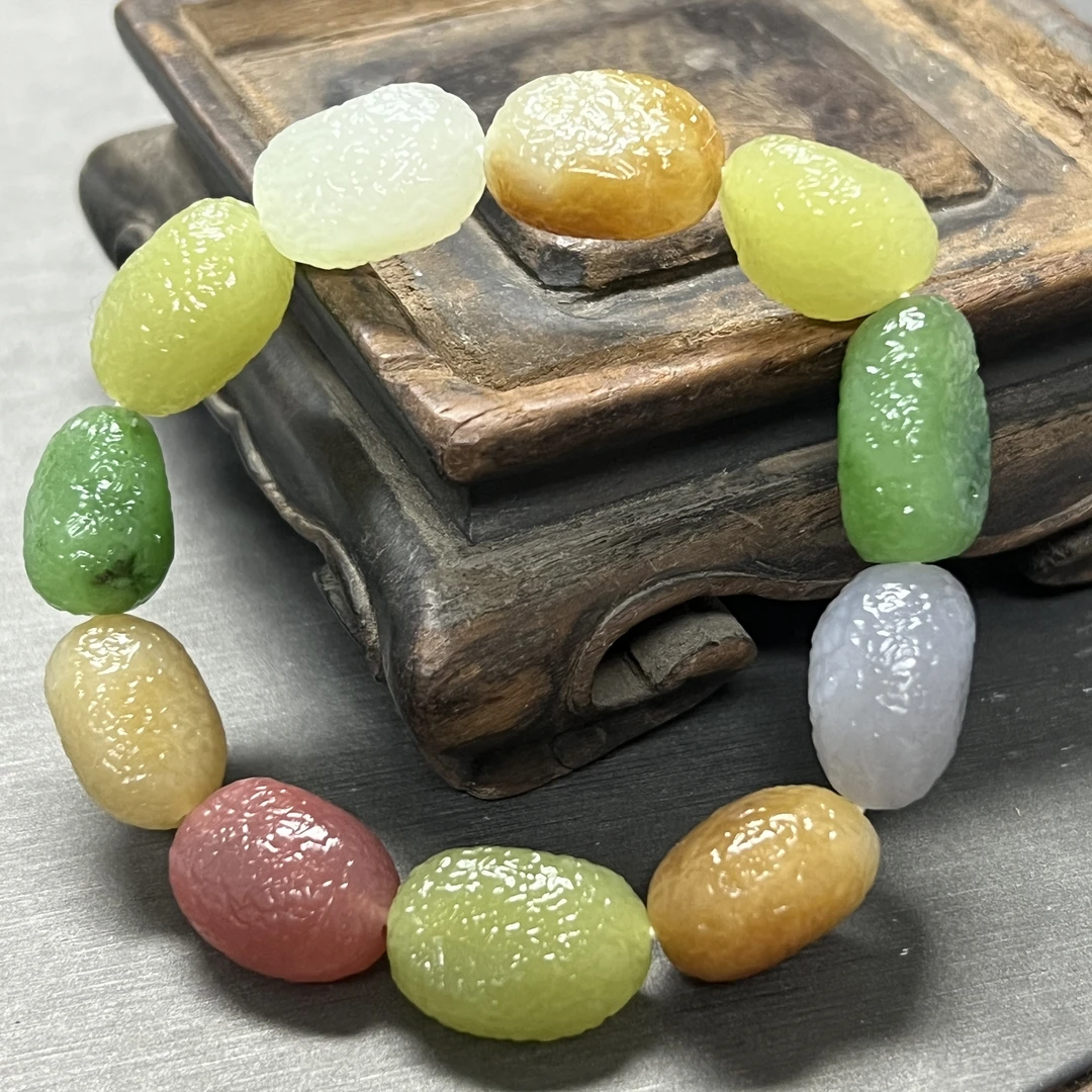 和田玉 多宝 随型手串11mm 时尚百搭饰品