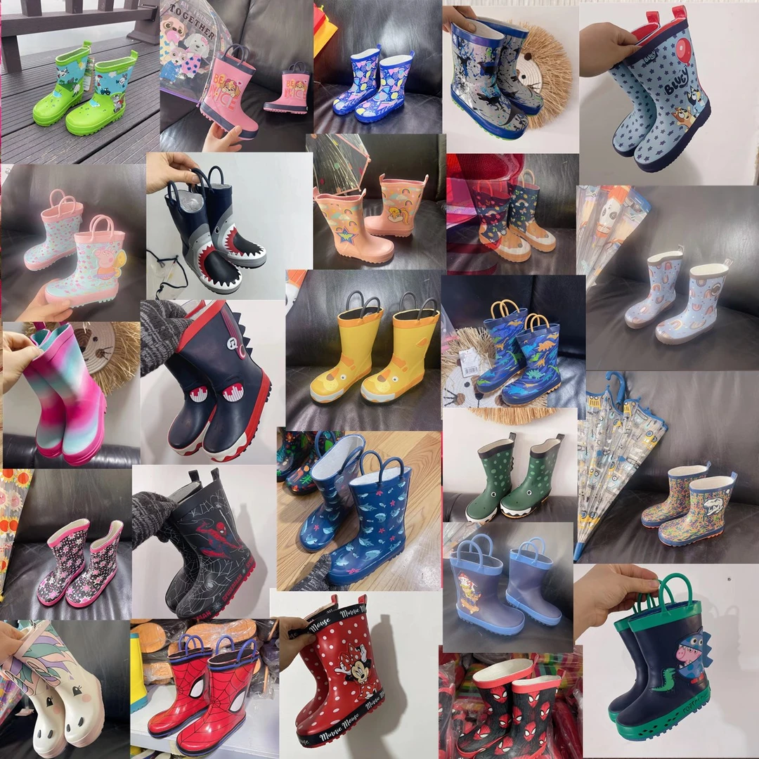 亏本清0-2岁宝宝小童学步防水防湿夏日玩水雨靴可爱卡通处理小码