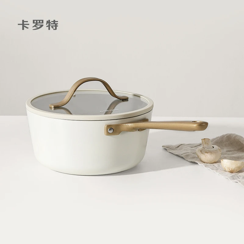 卡罗特奶锅不粘锅婴儿宝宝辅食锅小锅煎煮面一体家用多功能蒸汤锅