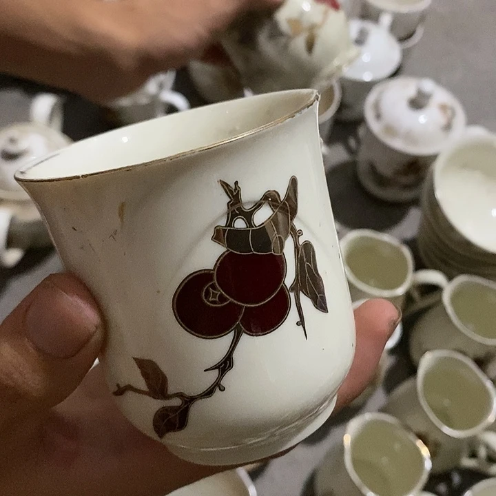 紫砂茶壶陶瓷摆件