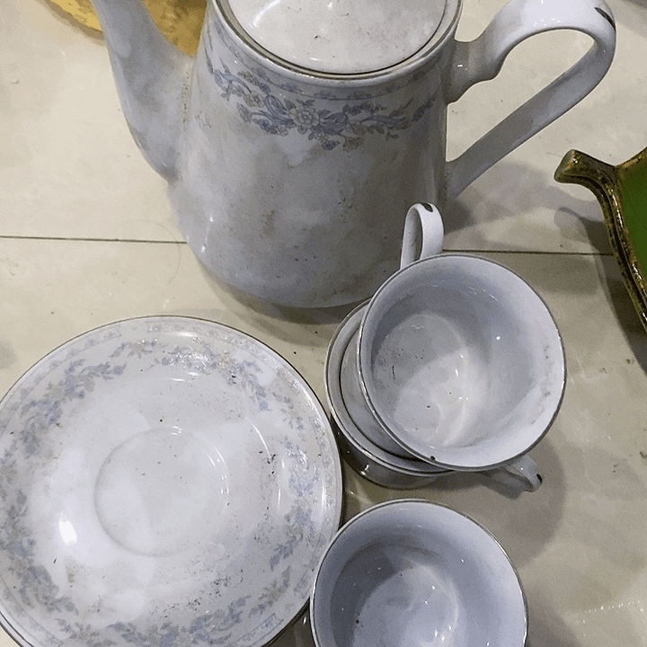 紫砂茶壶陶瓷摆件