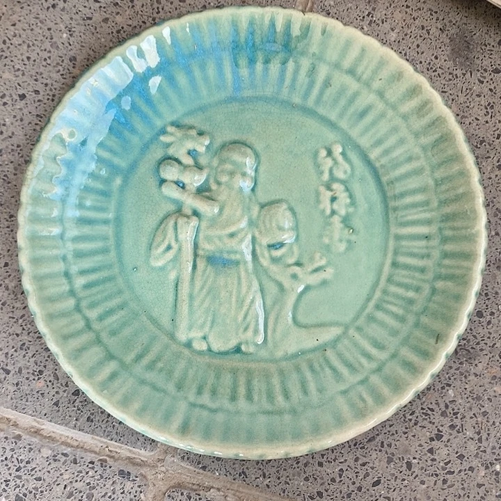 紫砂茶壶陶瓷摆件