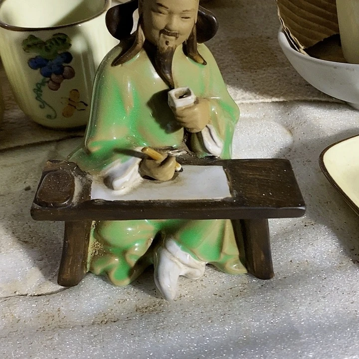 紫砂茶壶陶瓷摆件