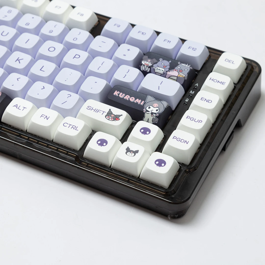 库洛米MAC键帽XDA高度可爱pbt热升华宁芝 CIY 68 61 84 87