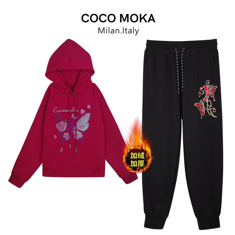 2025新款长袖运动休闲套装女士时尚宽松减龄气质【TZ607】