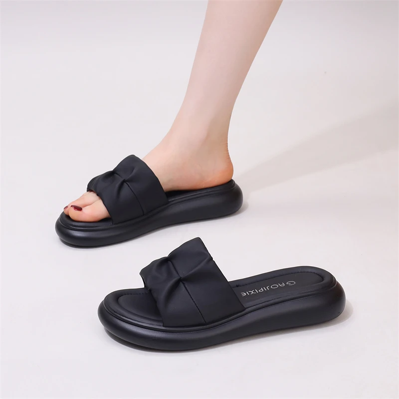 小码33平底防滑拖鞋女学生夏季时尚2024新款时装拖鞋软底42大码鞋