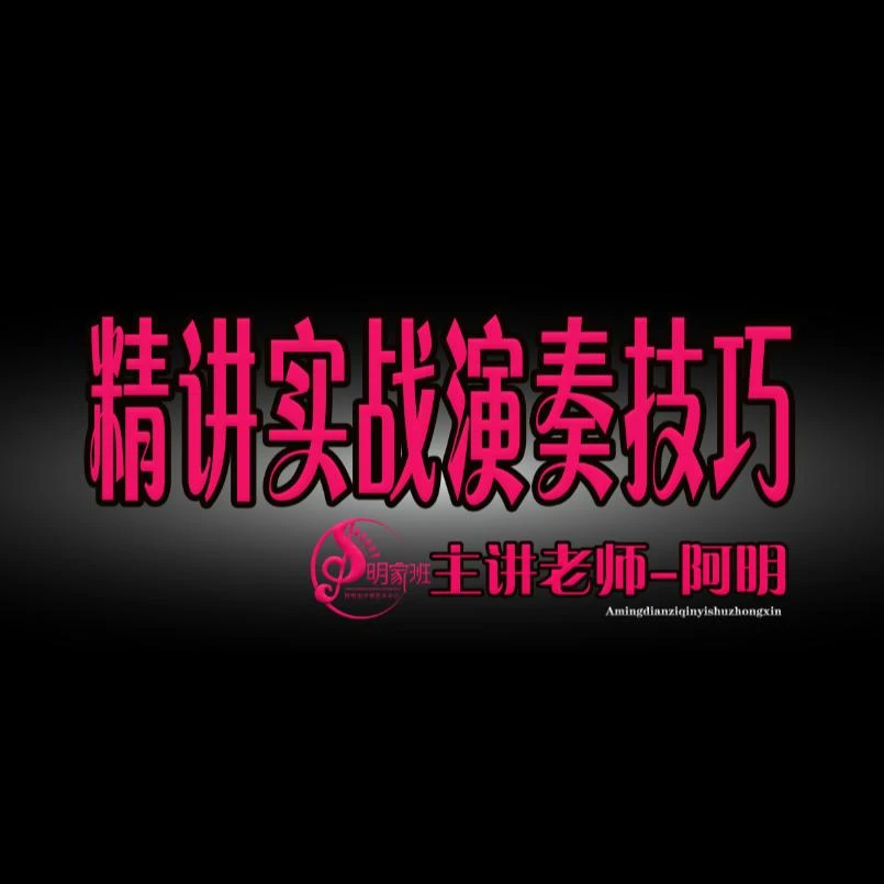 电子琴精讲实战演奏技巧
