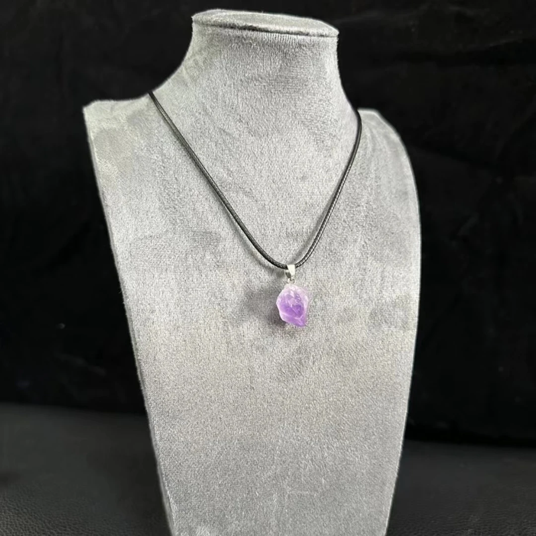 天然紫晶项链