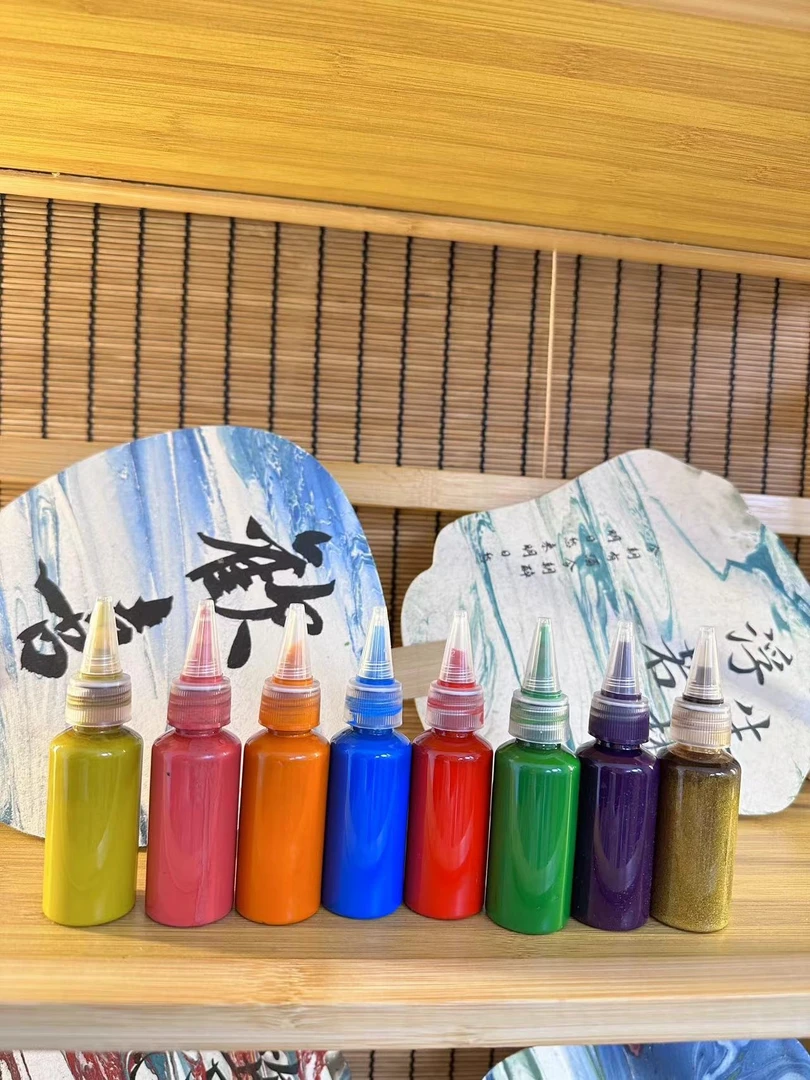 【天然大漆】自调天然大漆漆扇材料包DIY套装