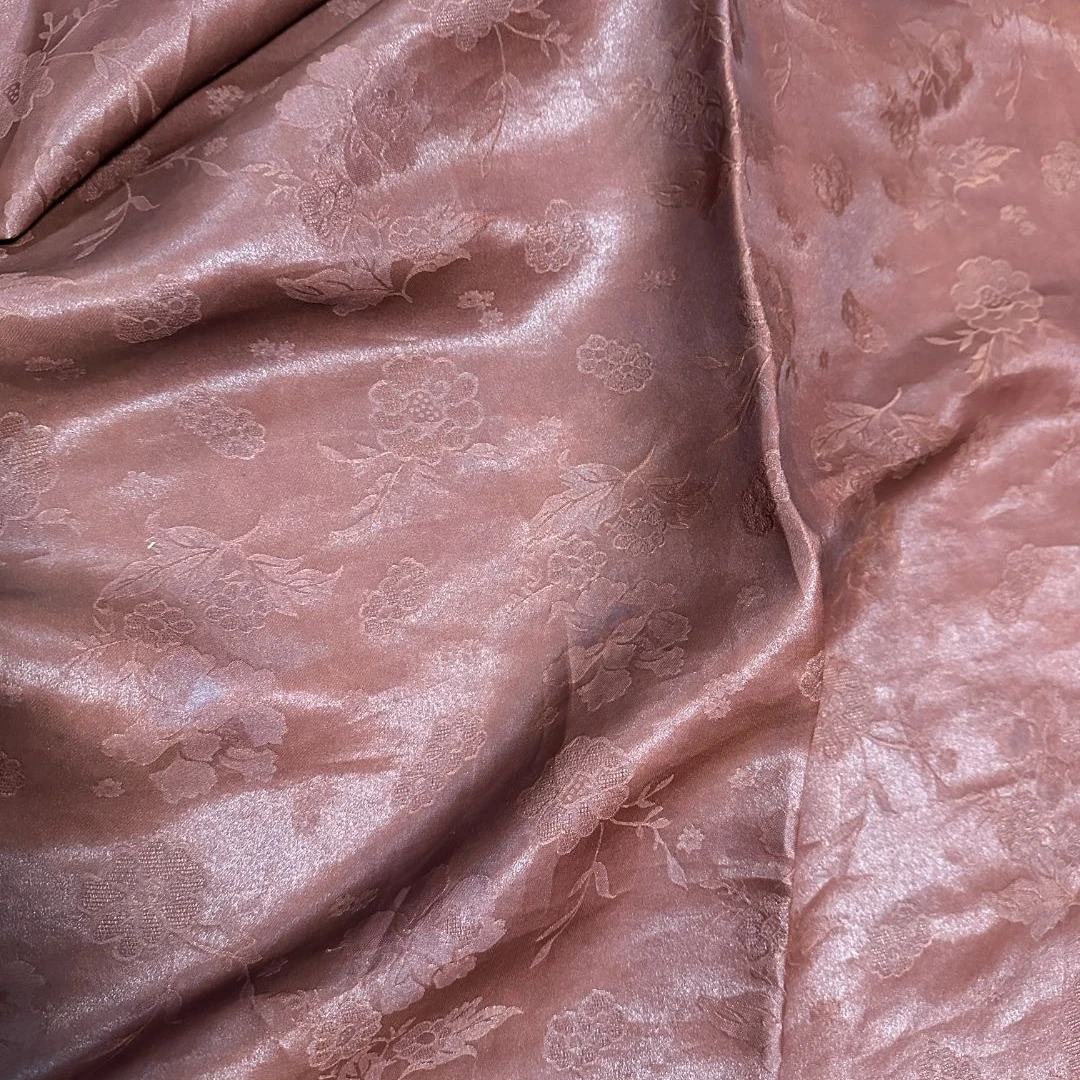 1米链接红云纱老料真丝古法桑蚕丝面料 一经裁剪 不支持7天无理由