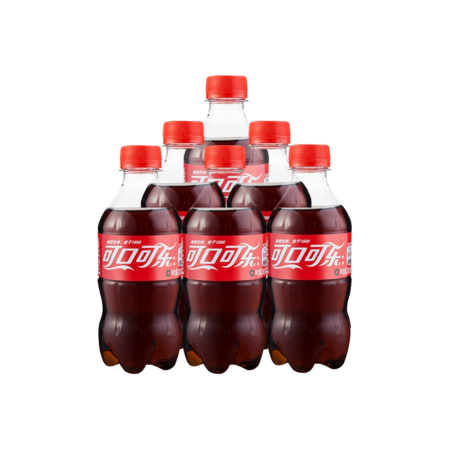 可口可乐300ml*6/4瓶小可乐汽水夏日清爽碳酸饮料整箱经典即饮