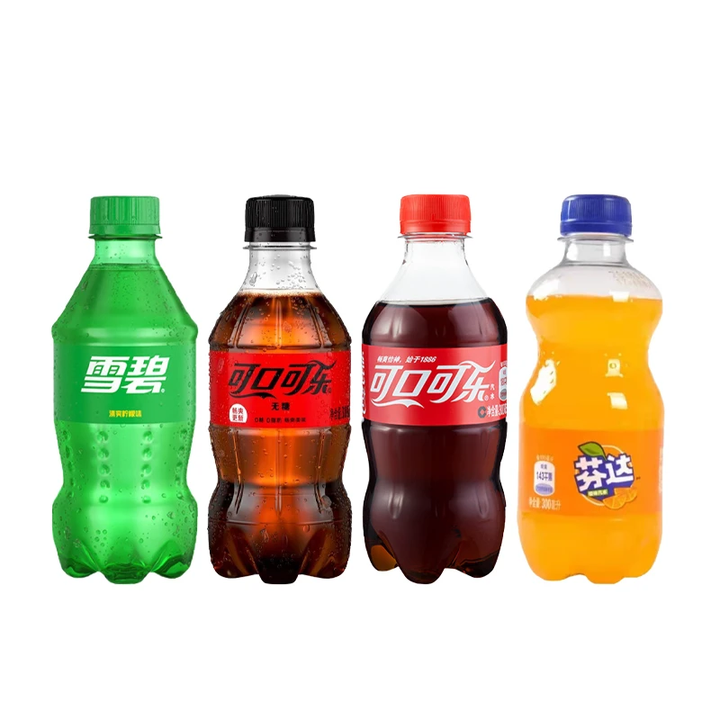 可口可乐汽水300ml*6/4瓶雪碧芬达零度无糖饮料经典肥宅快乐水