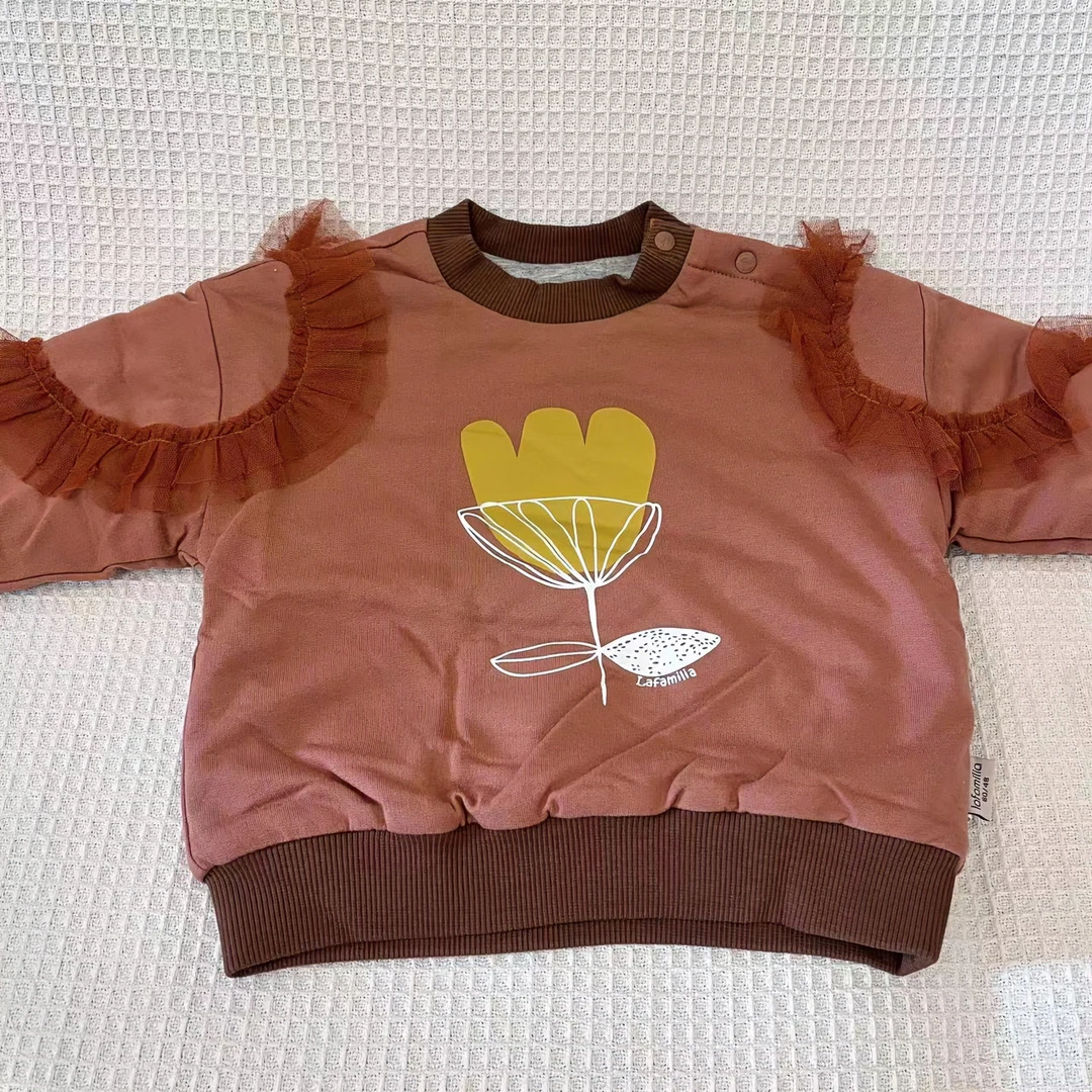 【20#9942153】2023冬季女童新款加厚保暖套头卫衣