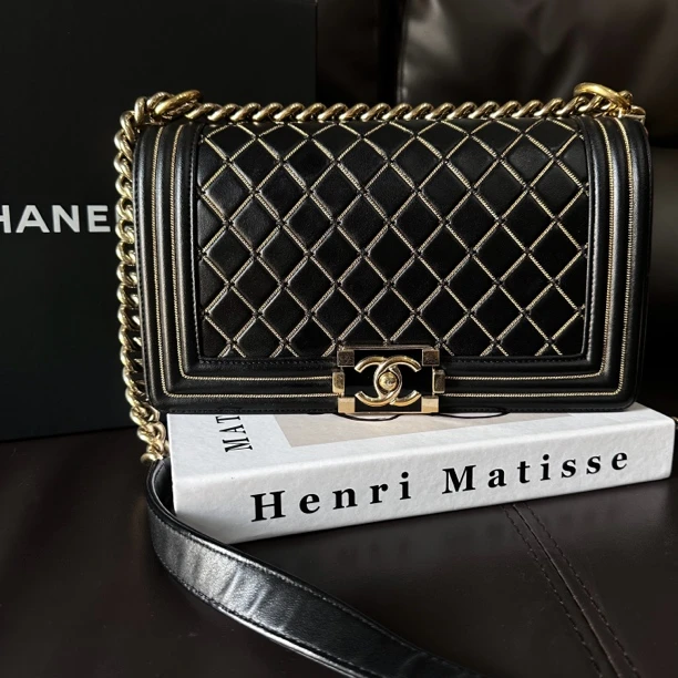 95新 Chanel/香奈儿 鸟笼系列leboy中号