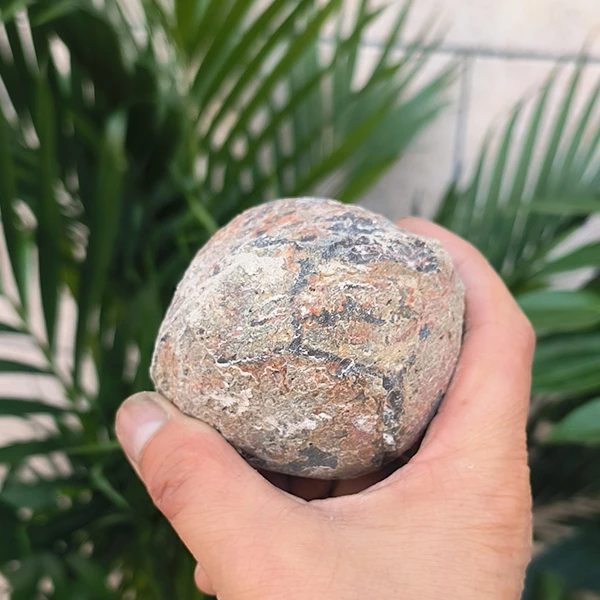天然鹅卵石天然原石盆景装饰练手球石头码脑
