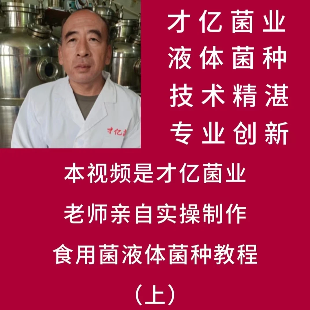 食用菌液体菌种实操视频教程  （上部）