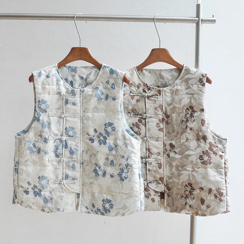 【朵儿studio】90绒！外套保暖上衣羽绒马甲 D937