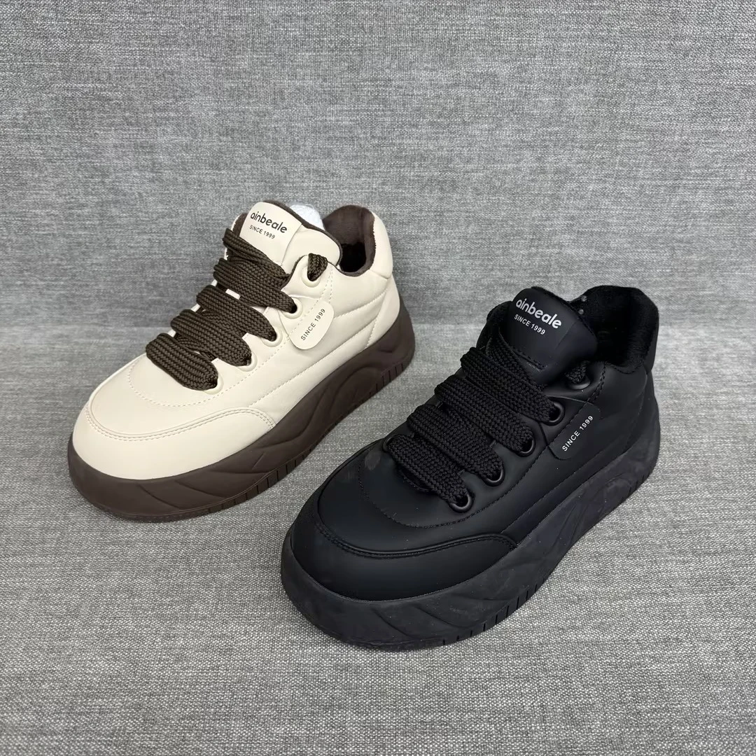 Qin&beale/千佰莉 断码36 面包休闲 大棉 皮棉鞋  D1410