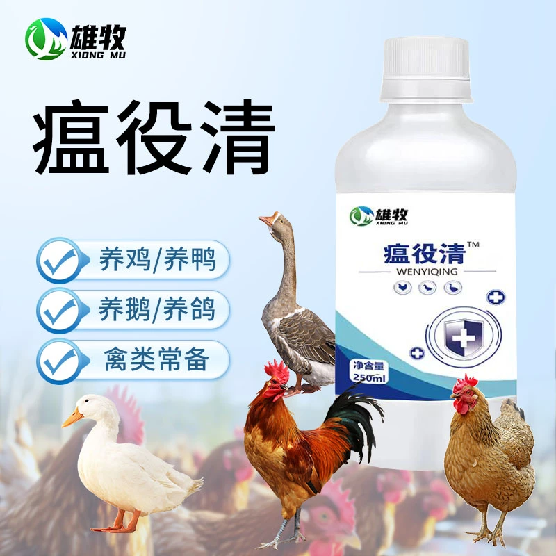 【雄牧】瘟役清鸡鸭鹅家禽养殖通用液体饲料添加剂