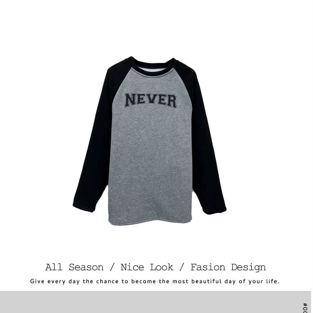 396  欧货潮流时尚秋季百搭休闲长袖上衣  款号#862-7