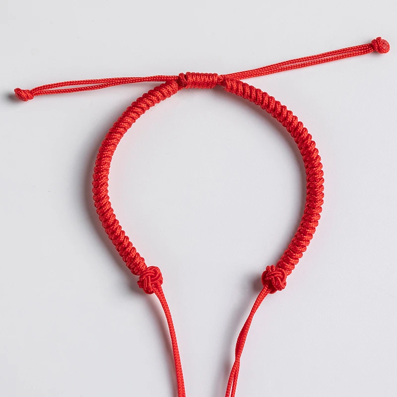 非金属手链 马年手绳本命年半成品红绳手链绳可穿珠材料领花编织