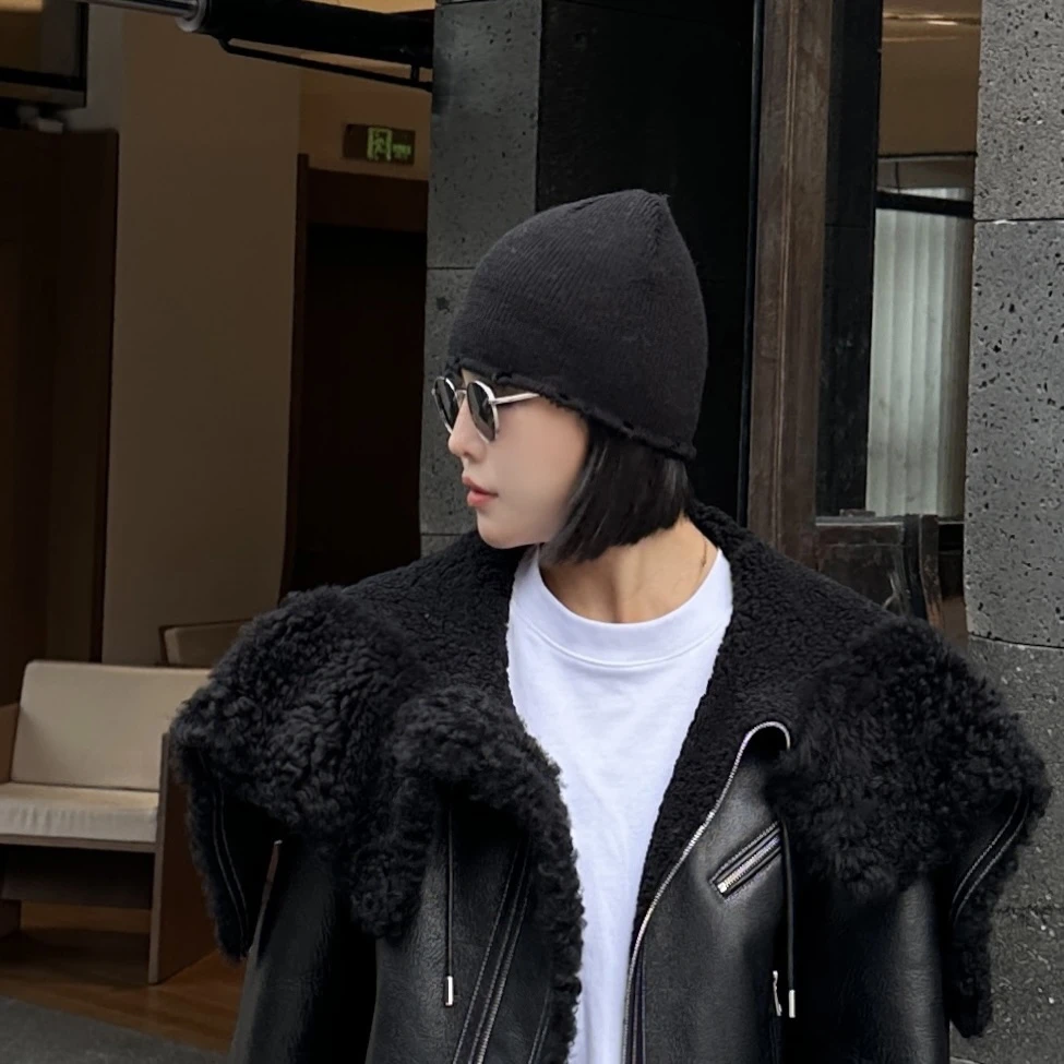 贾小姐私服-针织帽