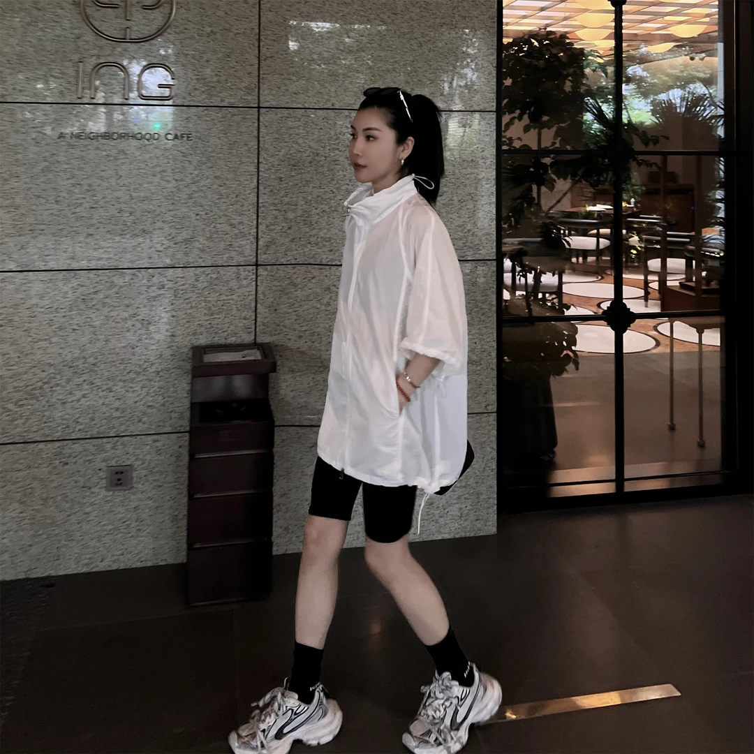 贾小姐私服-短袖运动休闲防晒衣2417