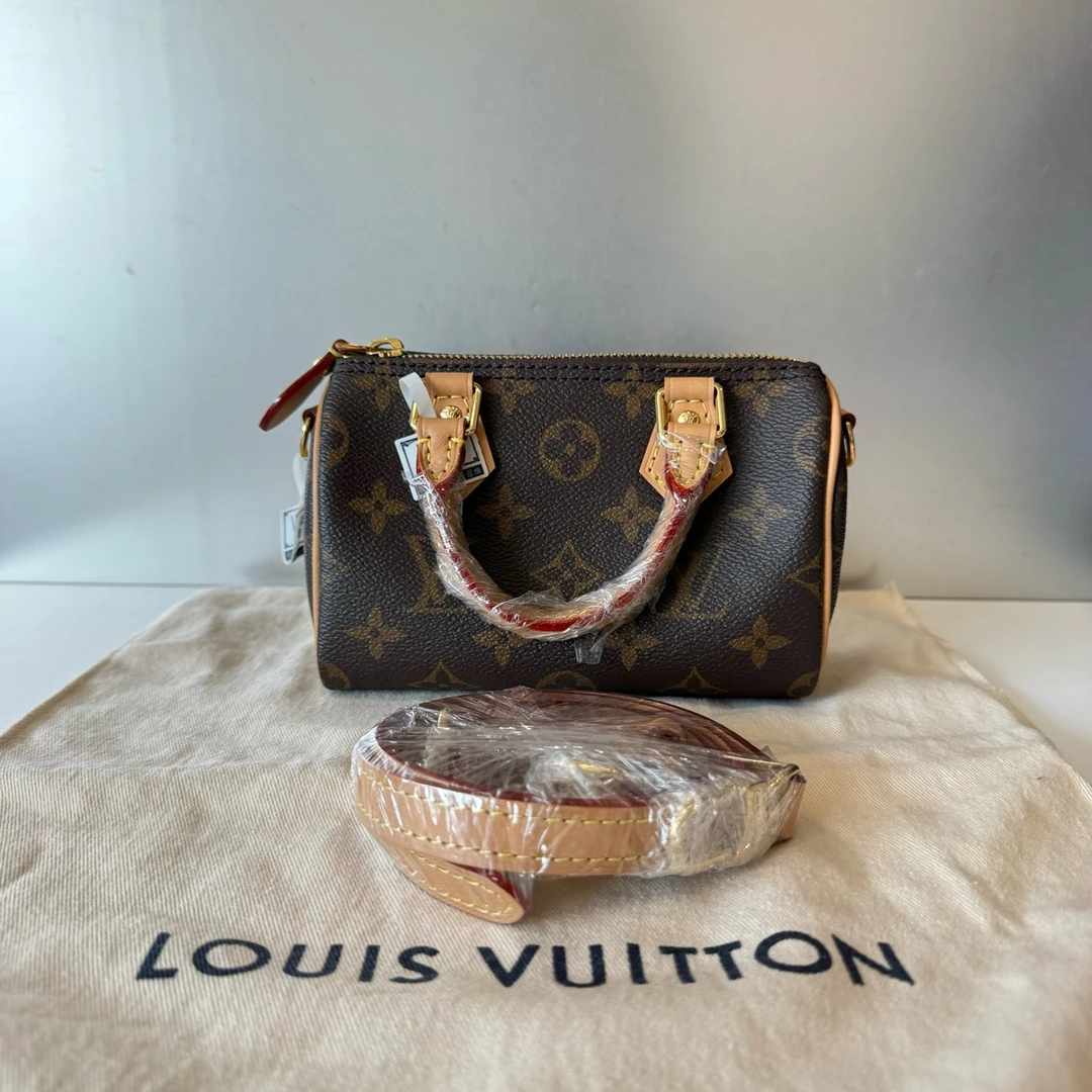 99新 LouisVuitton/路易威登 speedy nano 99新 陈辰奢选