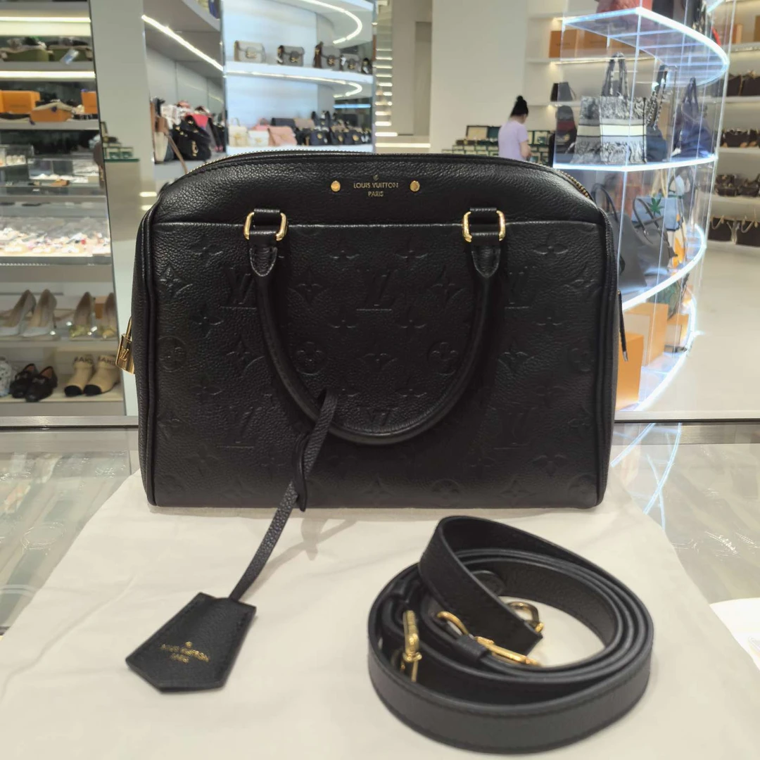 95新 LouisVuitton/路易威登 speedy25波士顿98新 陈辰奢选