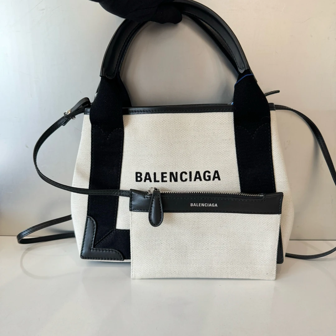 99新 Balenciaga/巴黎世家 巴黎世家帆布托特包 99新 陈辰奢选