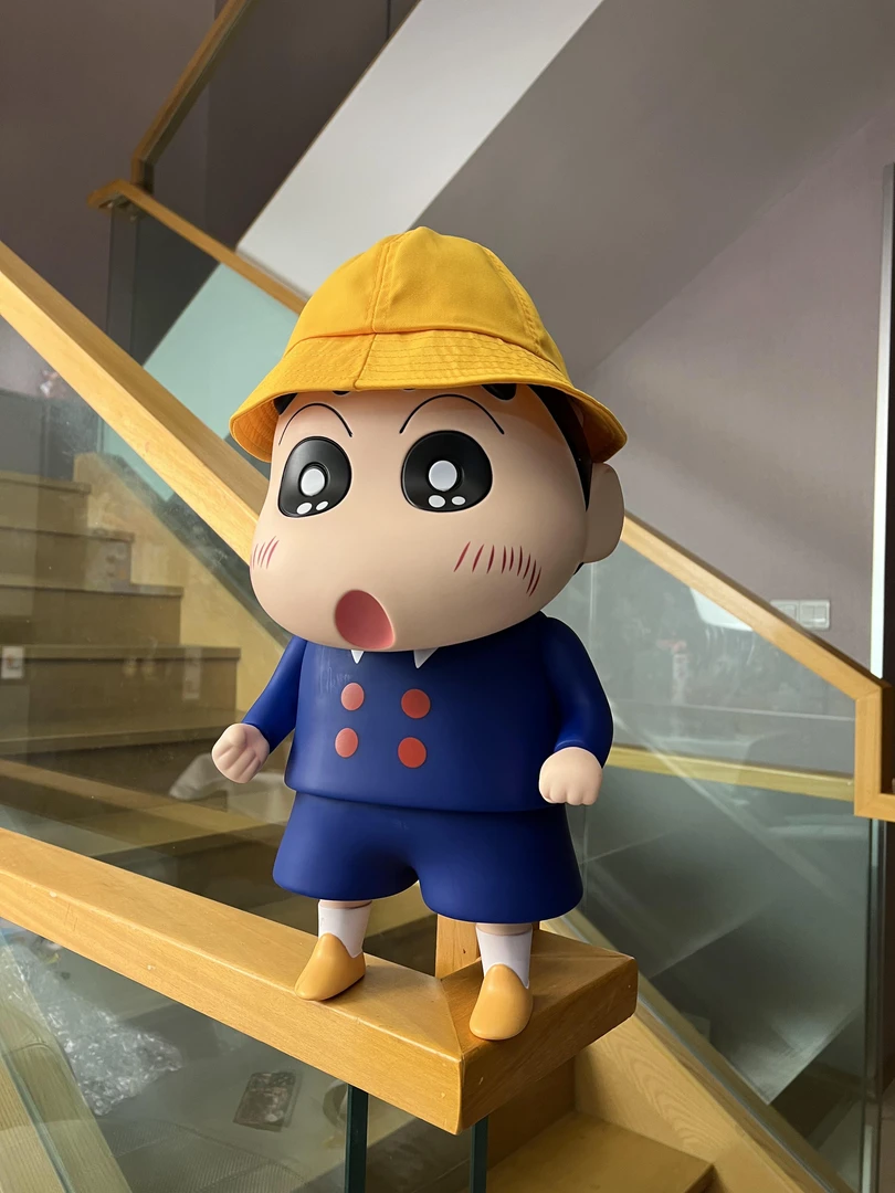 40CM蓝色校服小新手办，呆萌校服小新，全新手办