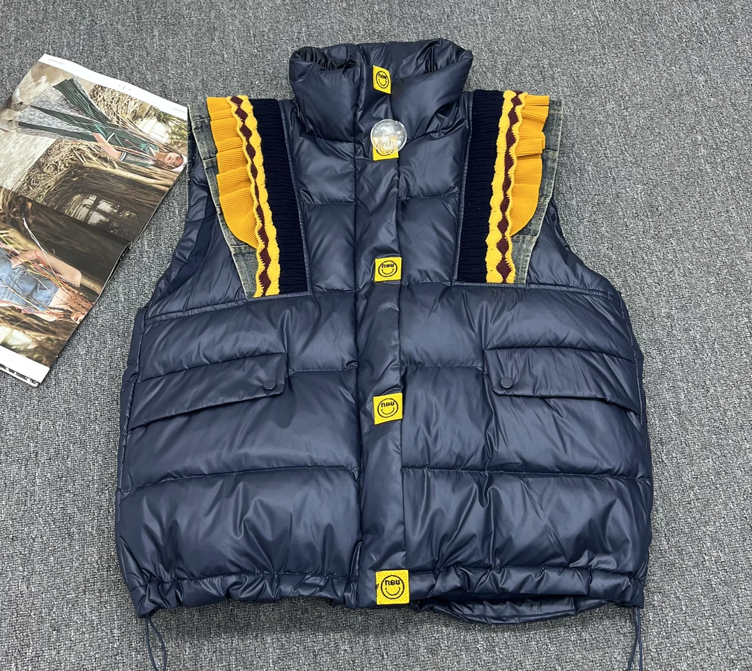 欧货女装原创2024冬季新款立领加厚时尚百搭减龄保暖羽绒服马夹