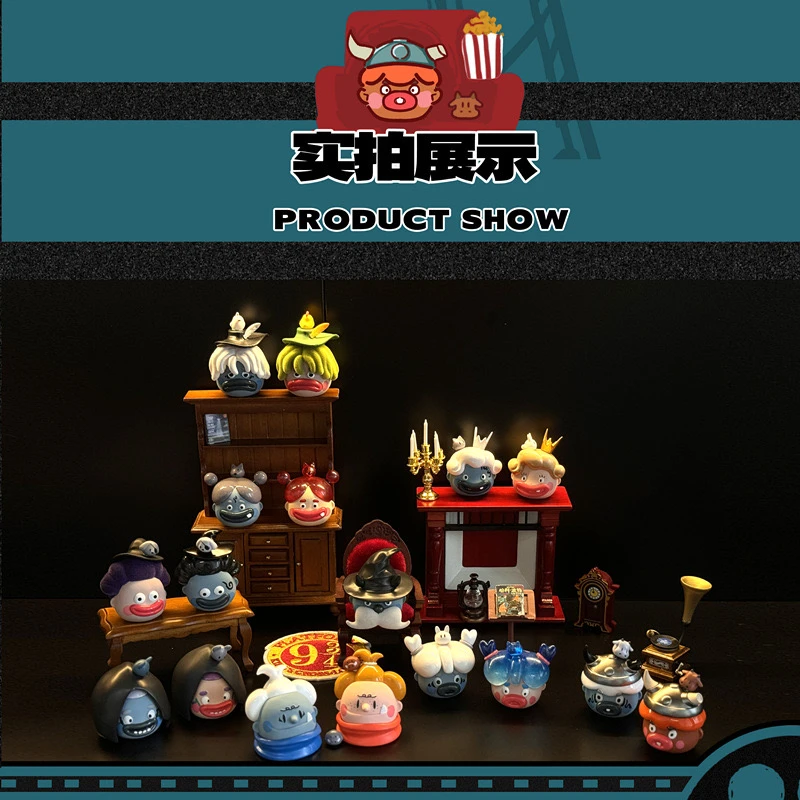 【代拆】发条屋丑萌家族D&D魔法抗争系列盲盒潮玩手办萌粒摆件玩具