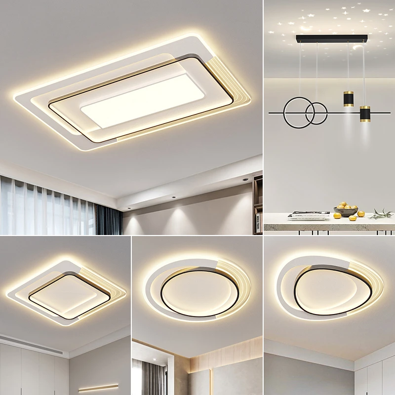 【顾家】客厅大灯简约现代大气主灯2023新款创意轻奢吸顶灯具组合