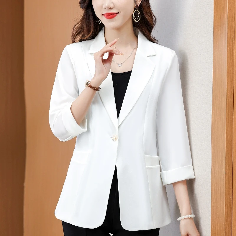 春秋新款【纯色西装】精致时尚大气减龄款