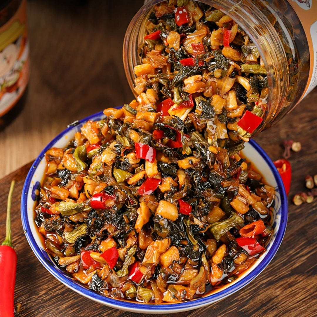 农家外婆菜280克*1瓶 湖南特产下饭菜梅干菜酱菜即食瓶装脆爽配粥