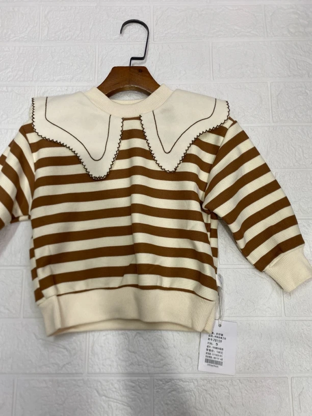 女童秋款一体绒卫衣