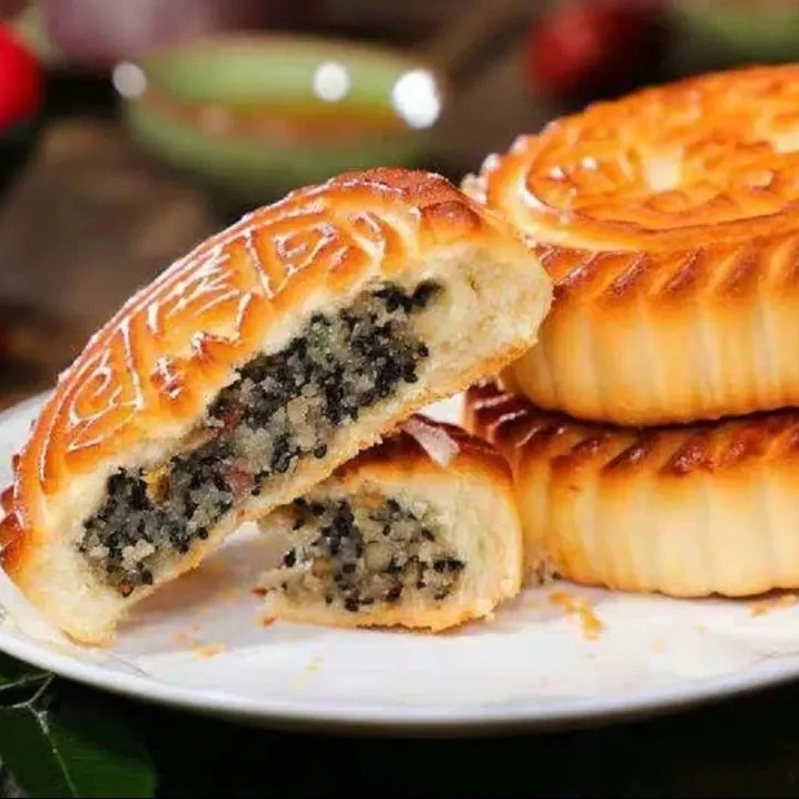 龙疆金水源月饼京式月饼90g*6块包邮  五仁 苏子各种水果口味月饼