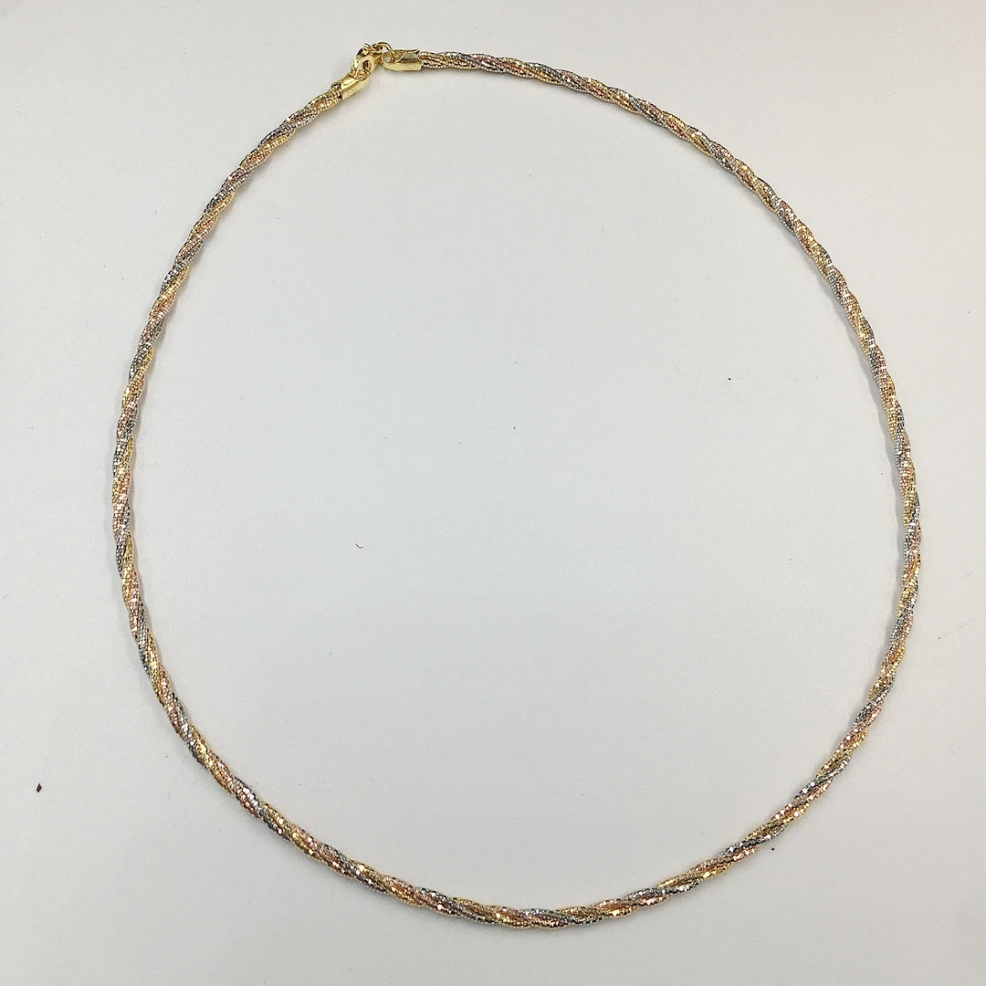 链子925银 S925银链子18寸三色链时尚经典百搭30号