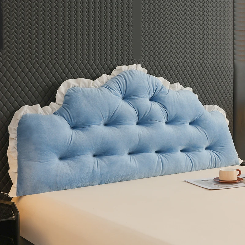 床头靠背垫软包公主风学生宿舍床上看书靠枕护腰实木床防撞靠垫