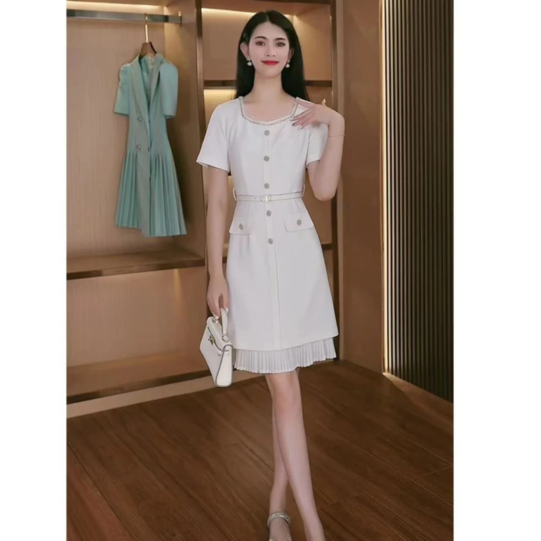 【古蔓诗福利款】6628新款气质显瘦连衣裙