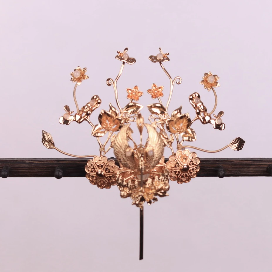 花小烟【花蕊夫人】纯铜高保色单品电视剧衍生款百搭古风汉服配饰