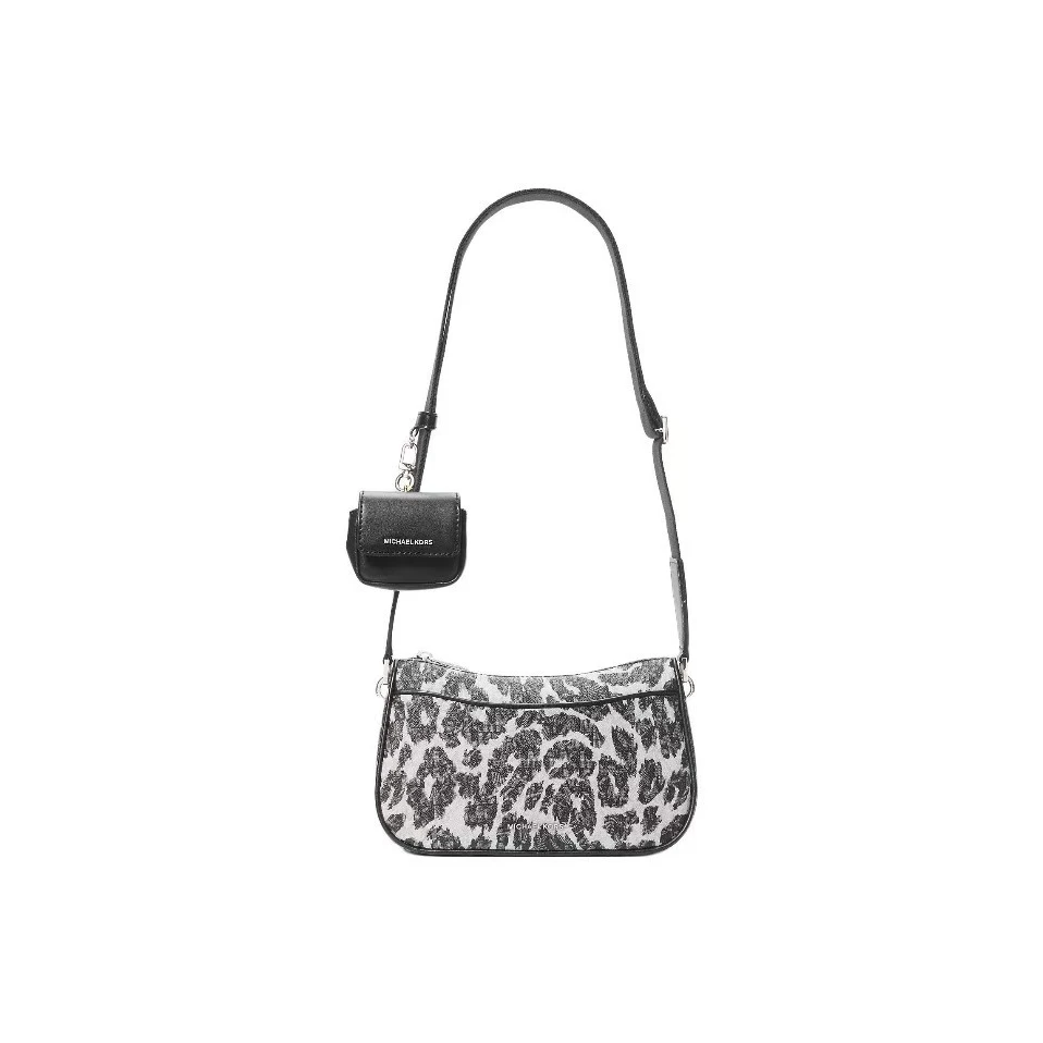 MICHAEL KORS迈克高仕 Jet Set 单肩斜挎包 黑色印花  23*6*15