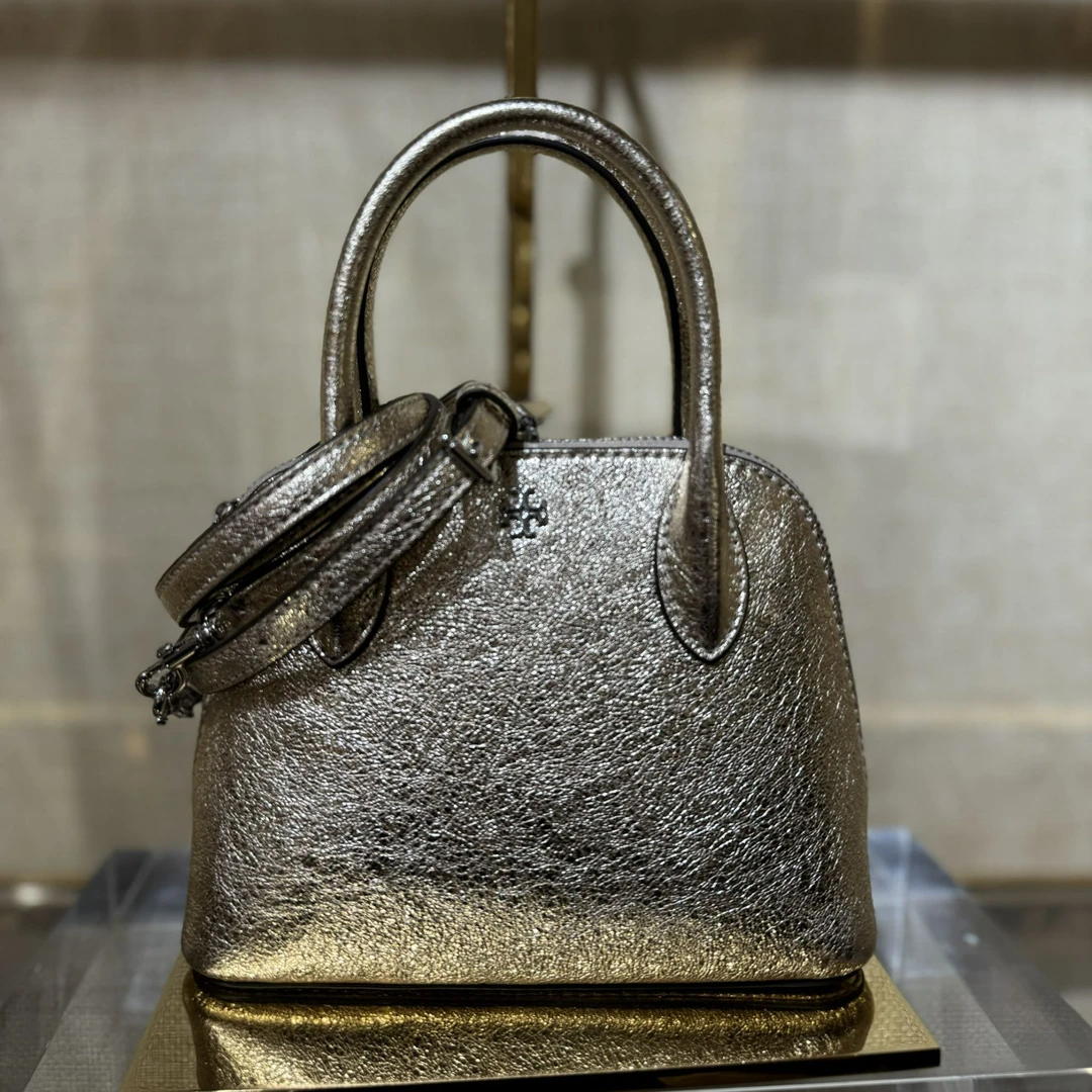 Tory Burch 汤丽柏琦 Emerson 漆皮贝壳  斜挎包 21*14*8