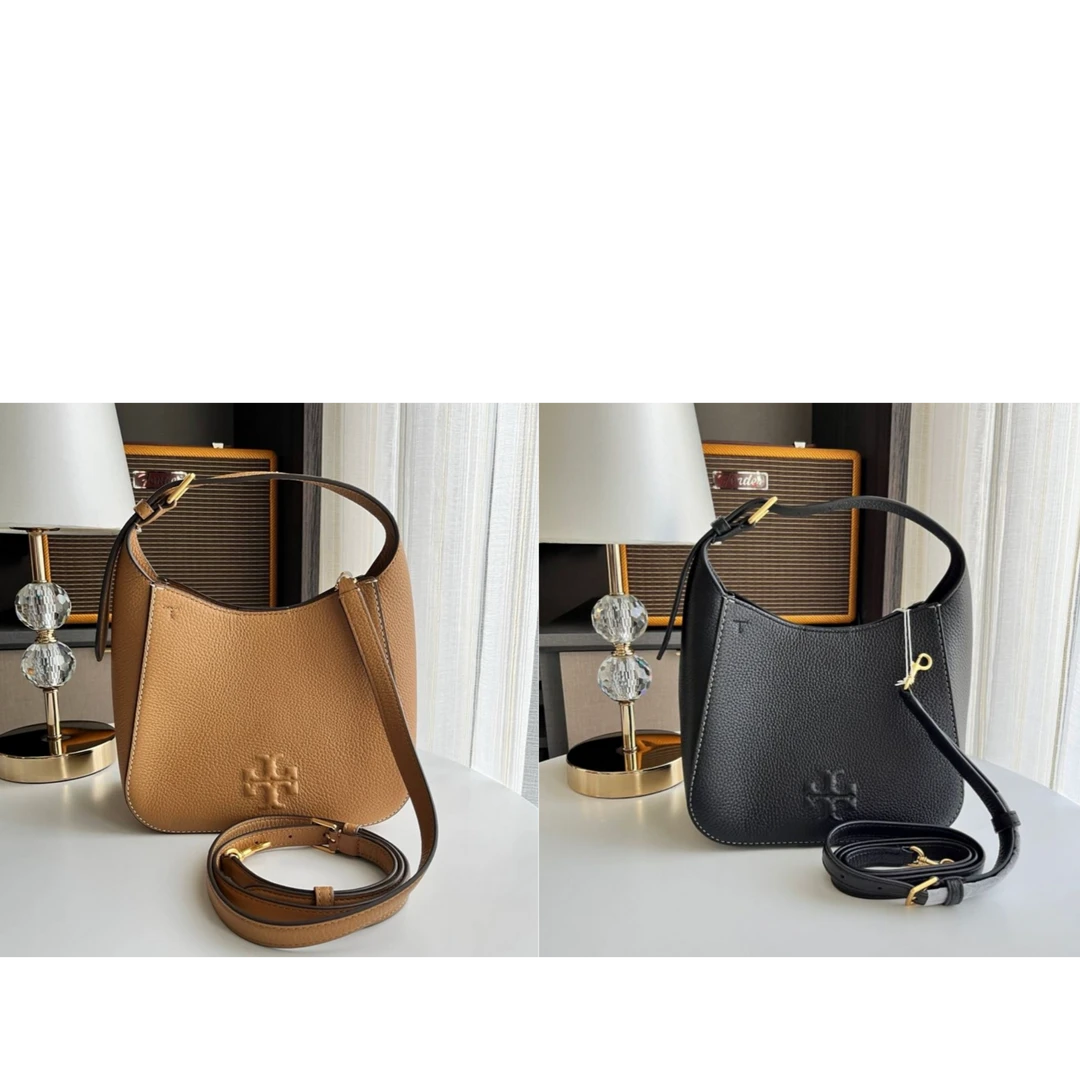 TORY BURCH汤丽柏琦 Thea 纯色菜篮子斜挎包20*13*18