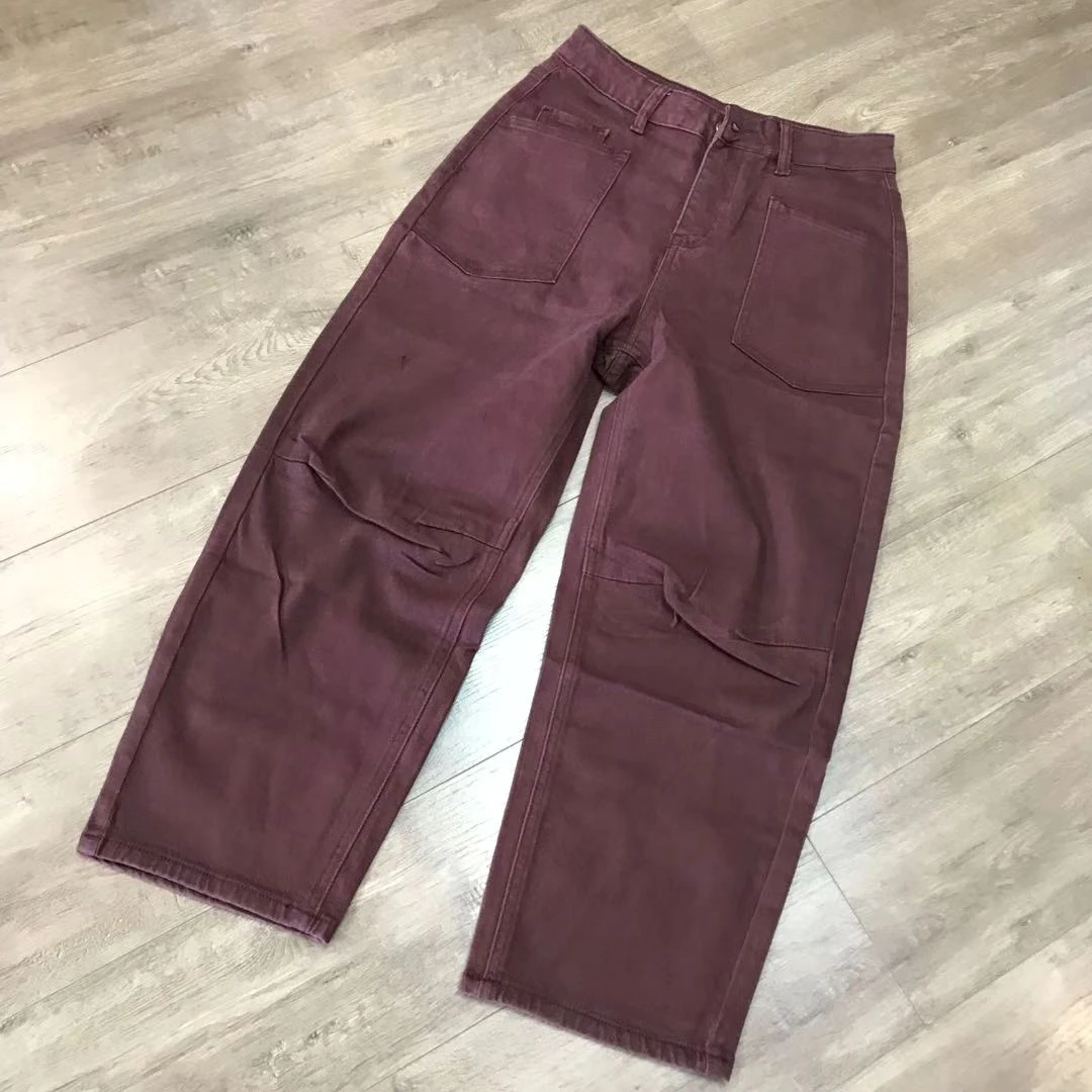 （现货）2025新款安哥拉红牛仔裤91298-5